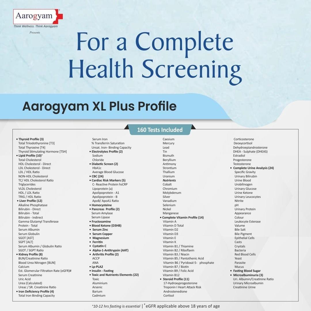 Aarogyam XL Plus Profile with UTSH